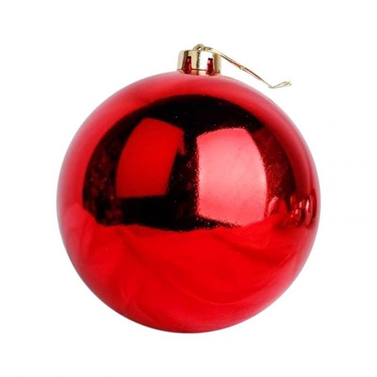 Χριστουγεννιάτικη μπάλα - 20cm - 1pc - 326154 - Red Χριστουγεννιάτικη μπάλα - 20cm - 1pc - 326154 - Red