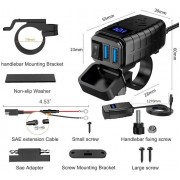 Αντάπτορας φόρτισης μοτοσυκλέτας USB - MQ3103 - 330001