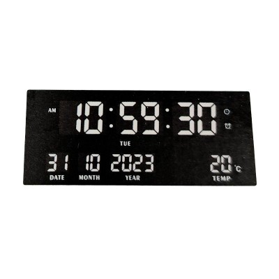 Ηλεκτρονικό ψηφιακό ρολόι LED - JH-3615 - 676173 - White