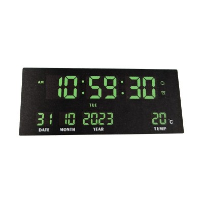 Ηλεκτρονικό ψηφιακό ρολόι LED - JH-3615 - 676173 - Green