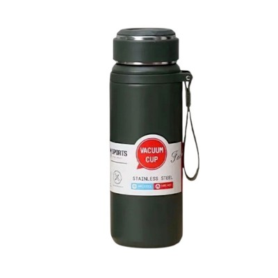Φορητό παγούρι-θερμός - 800ml - 168442 - Dark Green