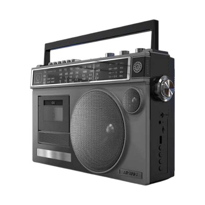 Φορητό ραδιόφωνο & κασετόφωνο με Bluetooth - GLB910 - 718211 - Black