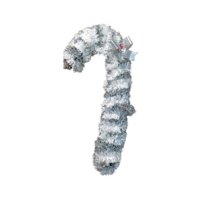 Χριστουγεννιάτικο Γλειφιτζούρι μπαστούνι - 15x19cm - 212351 - Silver