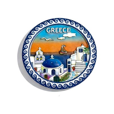 Τουριστικό μαγνητάκι Souvenir - Σετ 12pcs - Greece - 678543