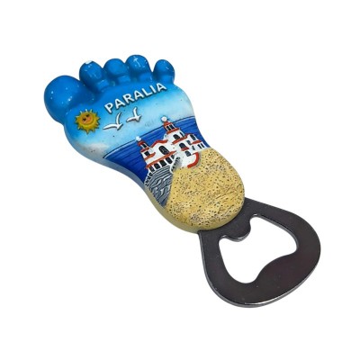 Τουριστικό μαγνητάκι Souvenir - Σετ 12pcs - Paralia - 678595