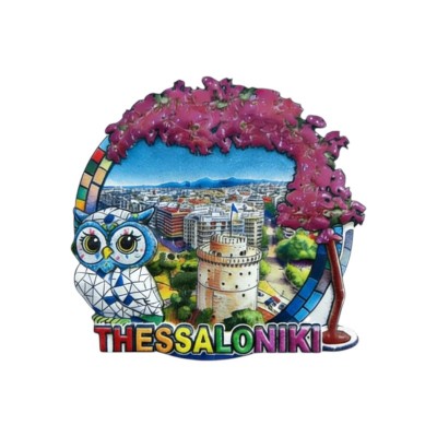 Τουριστικό μαγνητάκι Souvenir - Σετ 12pcs - Thessaloniki - 678557