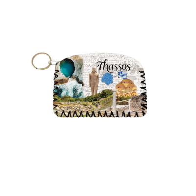 Πορτοφόλι Souvenir μπρελόκ - Σετ 10pcs - PVC - Thassos - 14*9cm - 871755