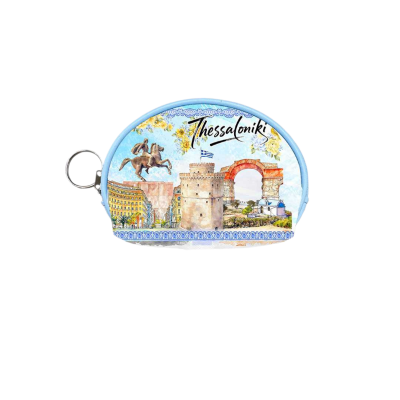 Πορτοφόλι Souvenir μπρελόκ mini - Σετ 10pcs - PVC - Thessaloniki - 10*8*3cm - 871767