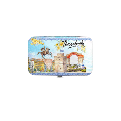 Σετ 12Χ - Κασετίνα περιποιήσης νυχιών σε θήκη Souvenir - Thessaloniki - 871867