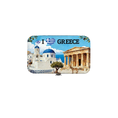 Σετ 12Χ - Κασετίνα περιποιήσης νυχιών σε θήκη Souvenir - Greece - 871877