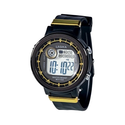 Ψηφιακό ρολόι χειρός - WF153 - Lasika - 115150 - Black/Gold