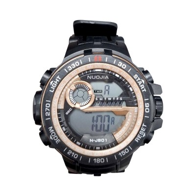 Ψηφιακό ρολόι χειρός - NJ801 - Nuojia - 115180 - Black/Gold