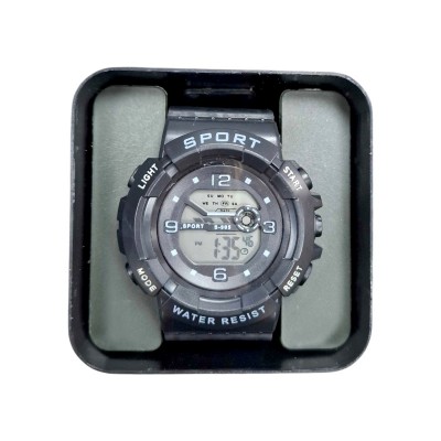 Ψηφιακό ρολόι χειρός - 6859 - 115185 - Black/Black