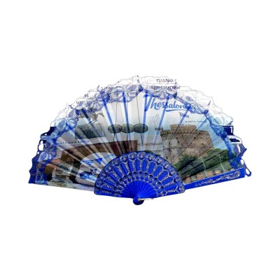 Βεντάλια χειρός Souvenir - Σετ 12 τεμάχια - Thessaloniki - 216464