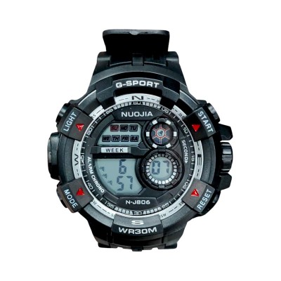 Ψηφιακό ρολόι χειρός - NJ806 - 115179 - Black/Silver