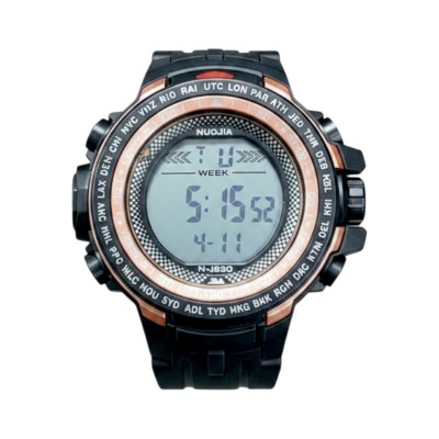 Ψηφιακό ρολόι χειρός - NJ820 - 115182 - Black/Gold