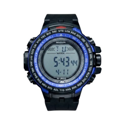 Ψηφιακό ρολόι χειρός - NJ820 - 115182 - Black/Blue