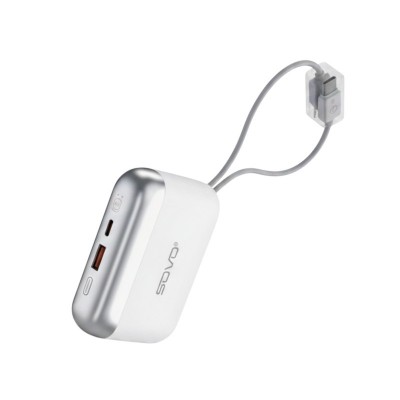 Powerbank 2in1 - Fast Charge - 10.000mah - 22.5W - PD-22 - 278626 - White