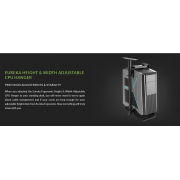 Gaming Αξεσουάρ Γραφείων - Eureka Ergonomic® MCH-B PC Holder (Black)