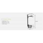 Gaming Αξεσουάρ Γραφείων - Eureka Ergonomic® MCH-B PC Holder (Black)
