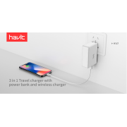 Φορτιστής - Havit H147 EU 3 in 1(BLACK)