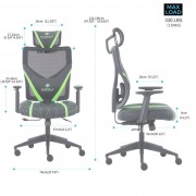 Gaming Καρέκλα -  Eureka Ergonomic® ONEX-GE300-BG