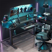 Gaming Γραφείο - Eureka Ergonomic® ERK-ES71-B-UK-V3 180x60x75εκ.