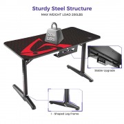 Gaming Γραφείο - Eureka Ergonomic® ERK-GIP-P47B-ZXV1 120x60x76.8εκ.