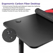 Gaming Γραφείο - Eureka Ergonomic® ERK-GIP-P47B-ZXV1 120x60x76.8εκ.