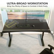 Gaming Γραφείο - Eureka Ergonomic® ERK-IM6301-BK 168x70x66-81εκ.