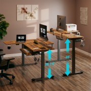 Γραφείο - Eureka Ergonomic® ERK-L60L-RB-V1-US 155x110x76-135εκ.