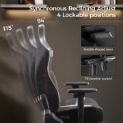 Gaming Καρέκλα - Eureka Ergonomic® ERK-GC08-R
