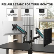 Gaming Αξεσουάρ Γραφείων - Eureka Ergonomic® ERK-MA02-24P
