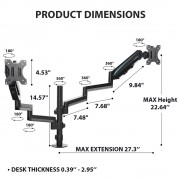 Gaming Αξεσουάρ Γραφείων - Eureka Ergonomic® ERK-MA02-24P