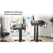 Gaming Γραφείο - Eureka Ergonomic® ERK-G47-V1-EU 120x60x75-122εκ.