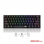 Gaming πληκτρολόγιο - Redragon K530W RGB Draconic Pro White (Custom Brown)