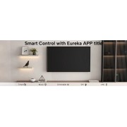 Ράφια τοίχου με φωτισμό - Eureka Ergonomic® ERK-AFS-17-WN-EU 400x180x36mm