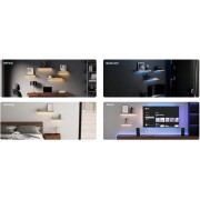 Ράφια τοίχου με φωτισμό - Eureka Ergonomic® ERK-AFS-17-WN-EU 400x180x36mm