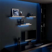 Ράφια τοίχου με φωτισμό - Eureka Ergonomic® ERK-AFS-24-MW-EU 600x180x36mm