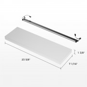 Ράφια τοίχου με φωτισμό - Eureka Ergonomic® ERK-AFS-24-W-EU 600x180x36mm