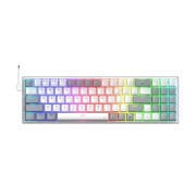 Gaming πληκτρολόγιο - Redragon K628WG-RGB Pollux (White/Grey)