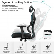 Gaming Καρέκλα - Eureka Ergonomic® ERK-GC06-BU-V1