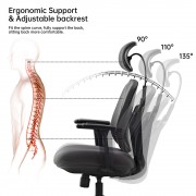 Καρέκλα Γραφείου - Eureka Ergonomic® ERK-OC10-GY