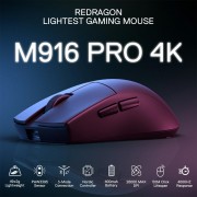 Gaming Ποντίκι - Redragon M916 PRO 4K 3-Mode Wireless (Black)