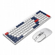 Gaming Σετ Ασύρματο Πληκτρολόγιο & Ποντίκι - Havit KB830WB (White)