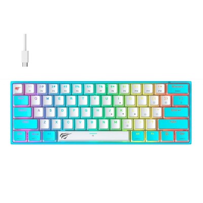 Gaming πληκτρολόγιο - Havit KB877L (Blue/White)