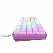 Gaming πληκτρολόγιο - Havit KB877L (Purple/White)