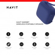 Ηχείο Bluetooth - Havit SK838BT (Blue)