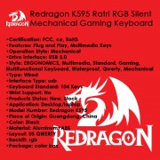 Gaming πληκτρολόγιο - Redragon Ratri K595 RGB