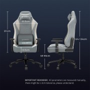 Gaming Καρέκλα - Eureka Ergonomic® ERK-GC09-BU